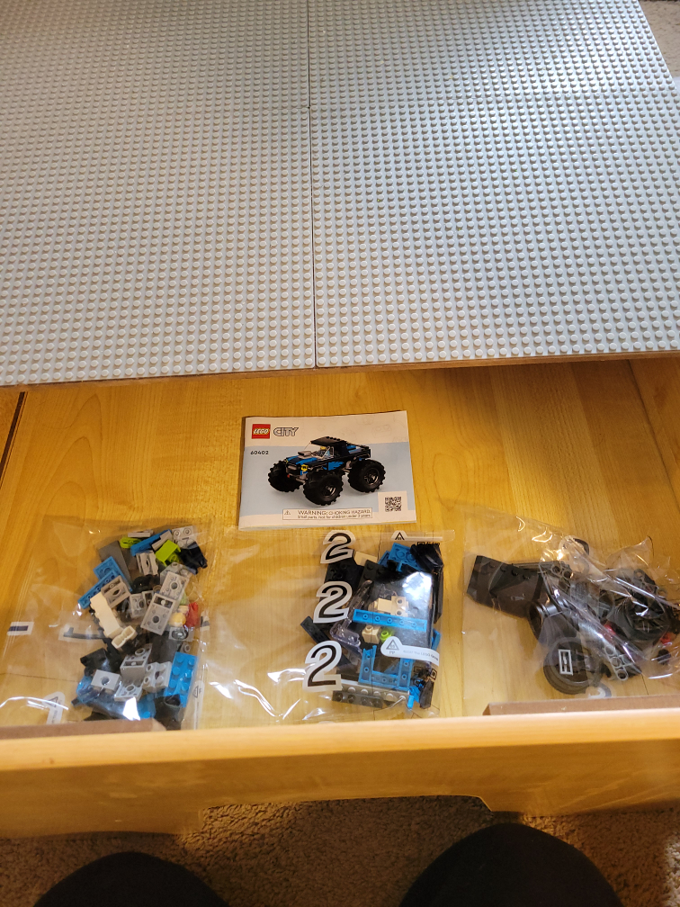 LEGO City Monster Truck Building Table - photo 2