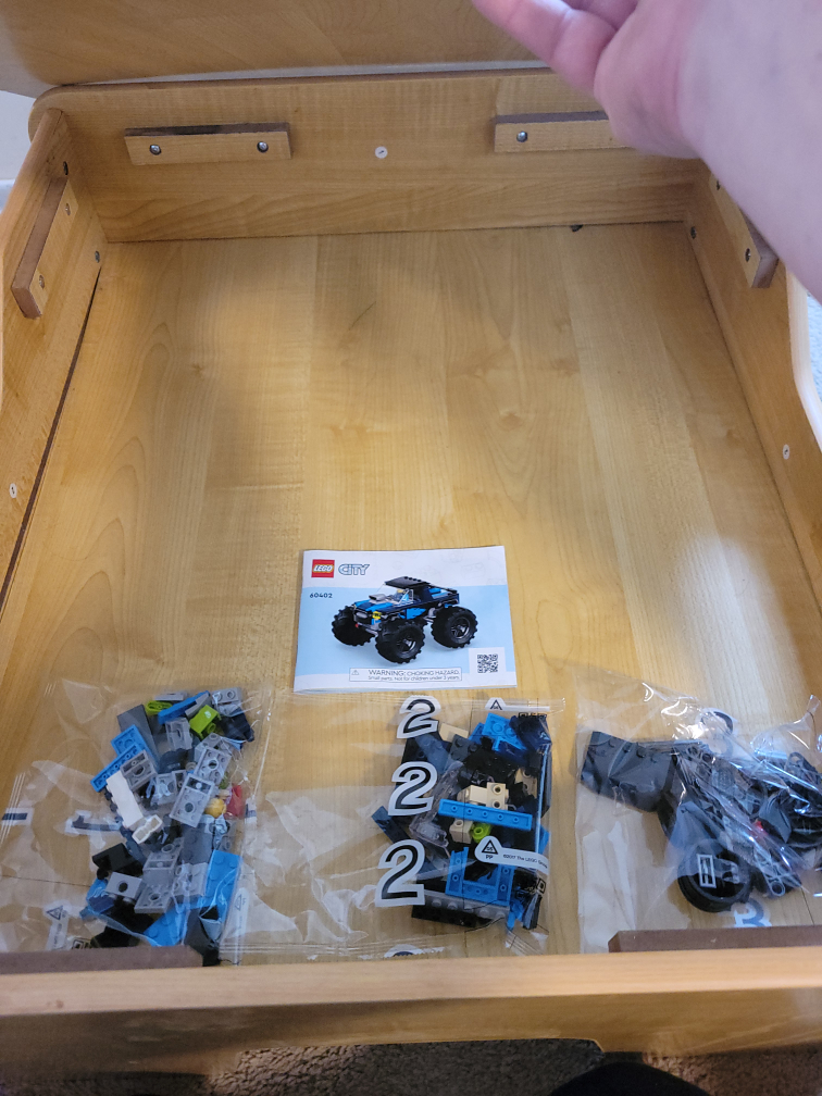 LEGO City Monster Truck Building Table - photo 3