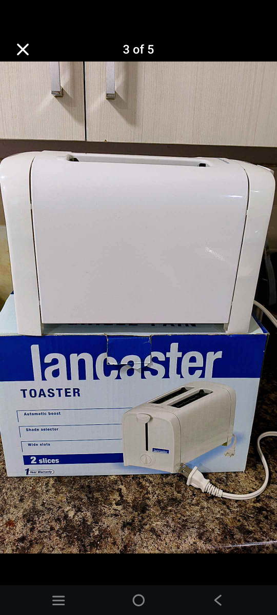 Lancaster 2-Slice Toaster with Grill Pan - photo 2