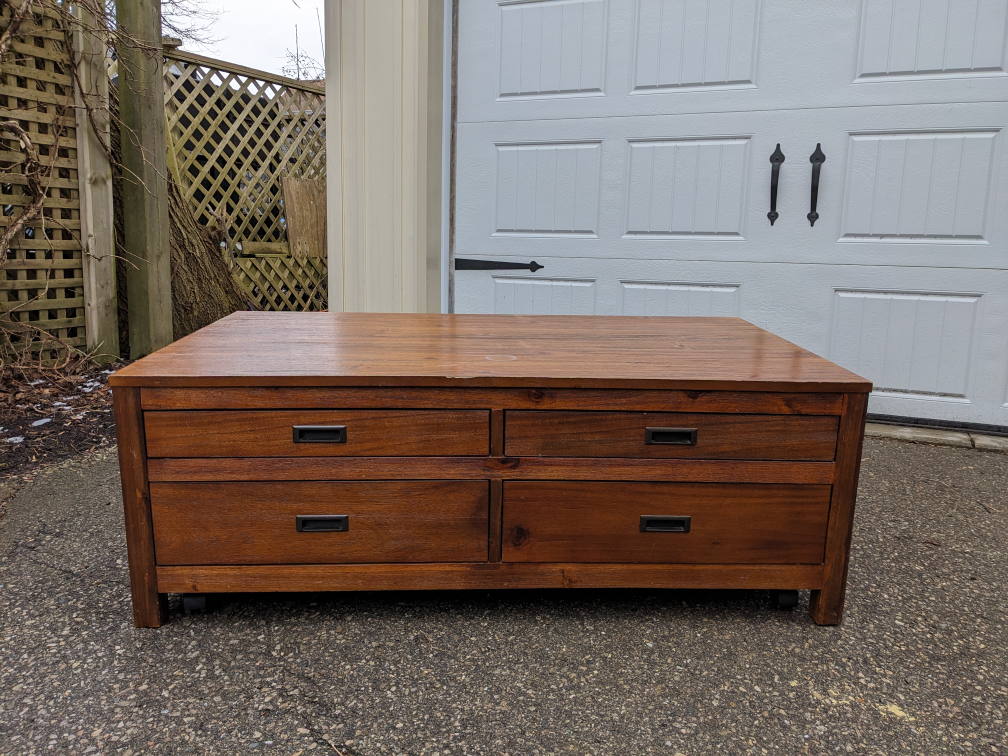 Large Coffee Table With Storage