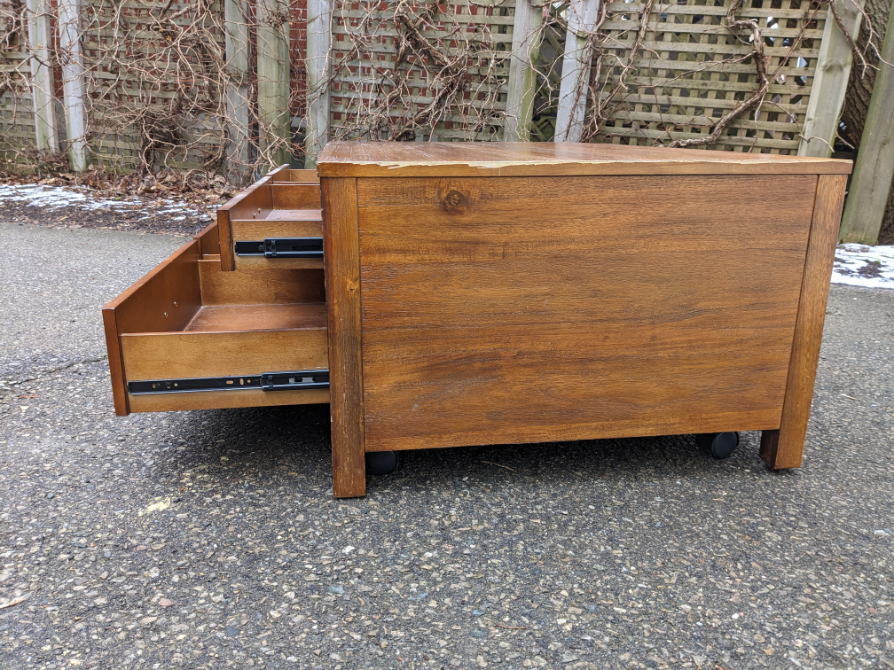 Large Coffee Table With Storage - photo 4
