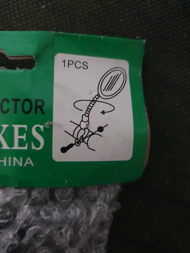 Bicycle Reflector Mirror - New in Package image indicator(2)