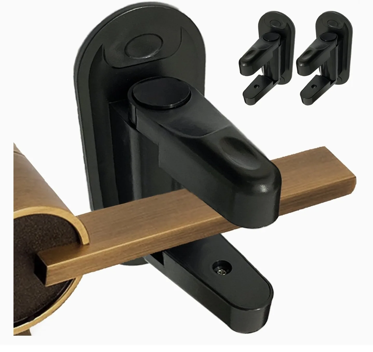 2 Pack Child Safety Door Lever Locks image indicator(2)