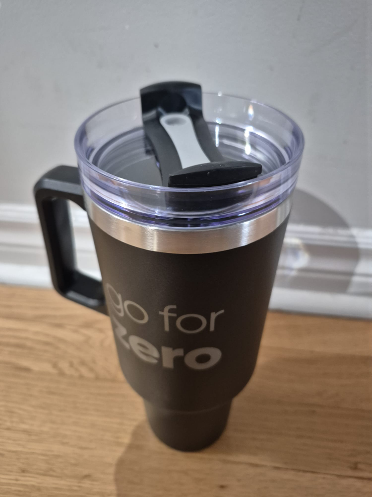Black Travel Mug 💚 - photo 2