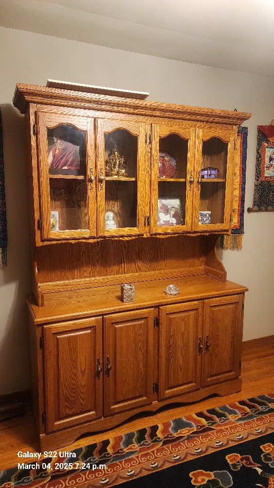 solid wood cabinet