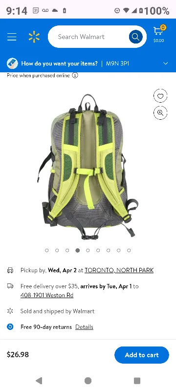 Ozark Trail 36 Litre Daypack - Green image indicator(8)