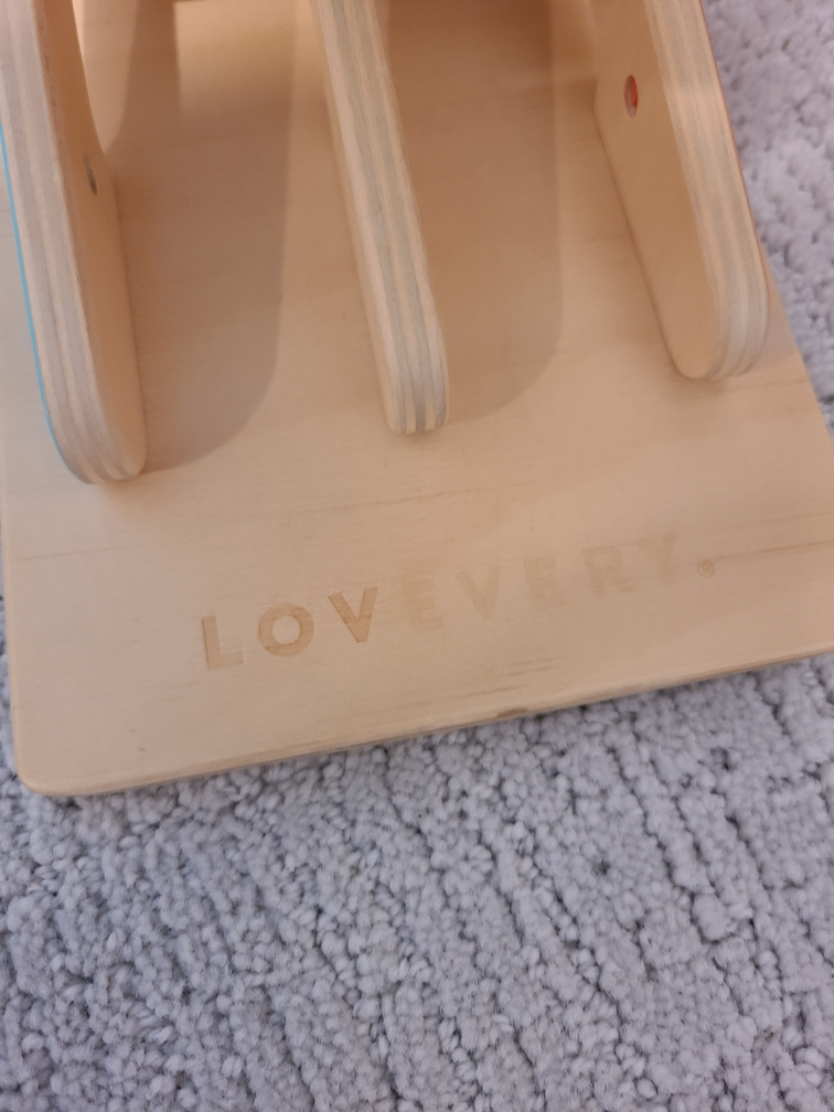 Lovevery Wooden Car Ramp Toy - photo 3