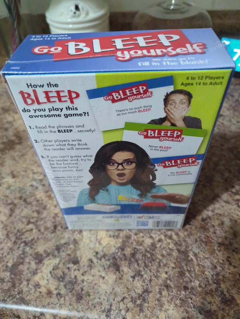 Go BLEEP Yourself Party Game image indicator(2)