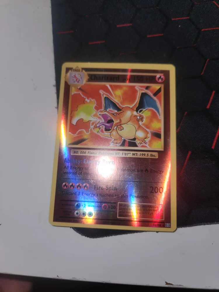 Pokemon Card -charzard 11/80 evolutions holo thumbnail