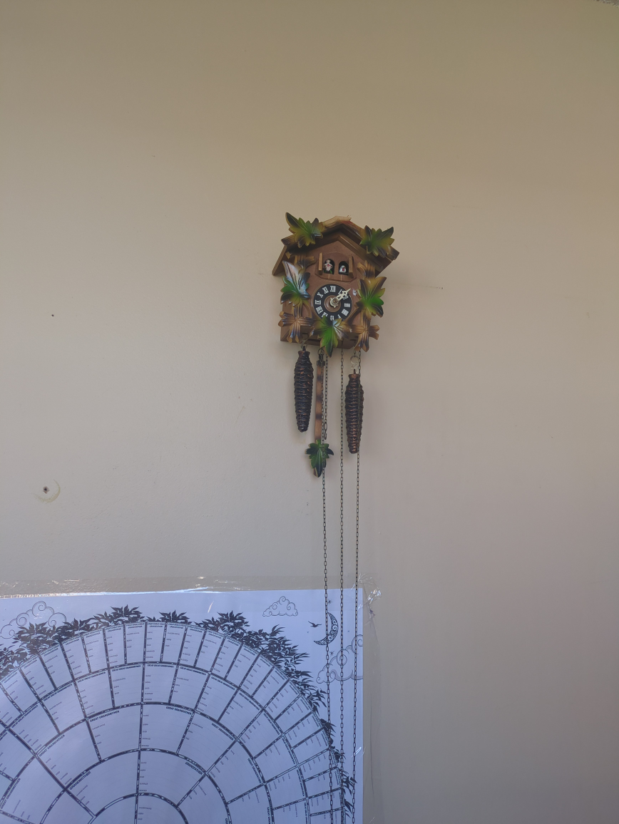 Vintage Cuckoo Clock Wall Hanging