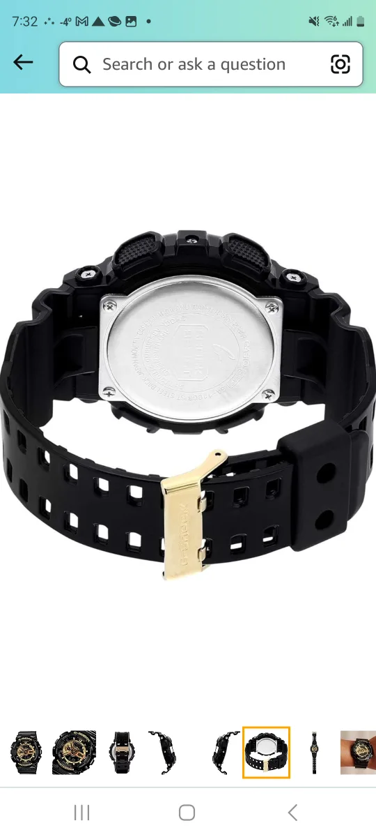 G-Shock Black and Gold Men's Watch image indicator(6)