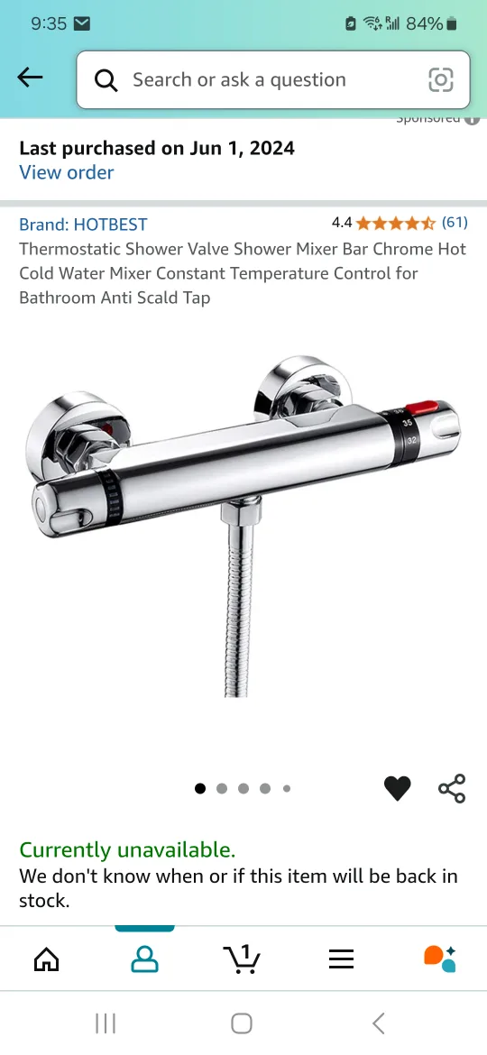 New in Box - HOTBEST Thermostatic Shower Valve image indicator(7)