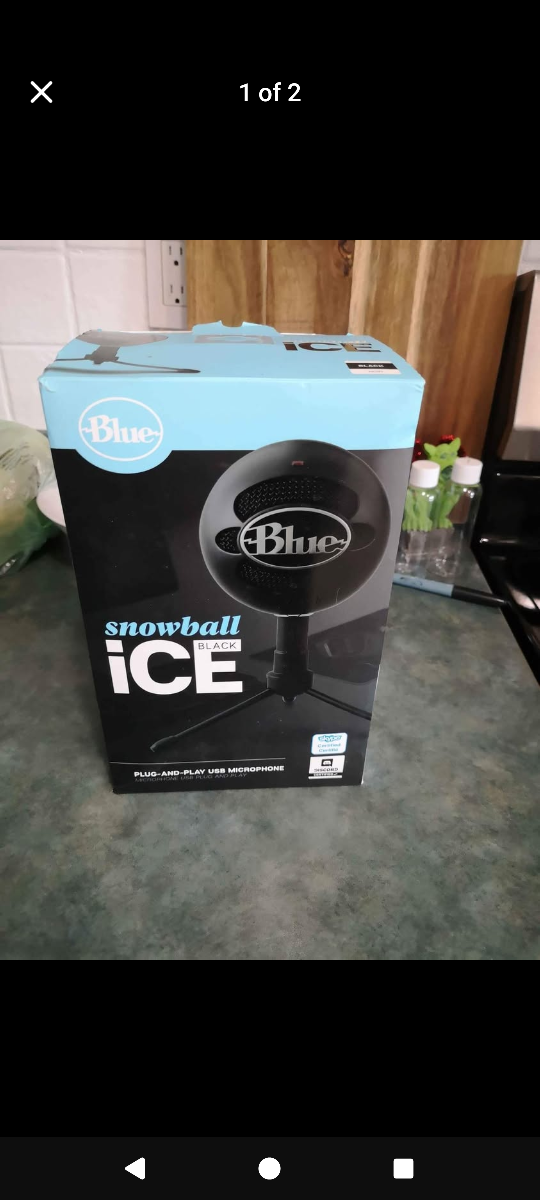 Blue Snowball iCE Black USB Microphone