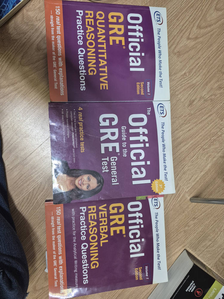 Official GRE Prep Books - Quant & Verbal Reasoning