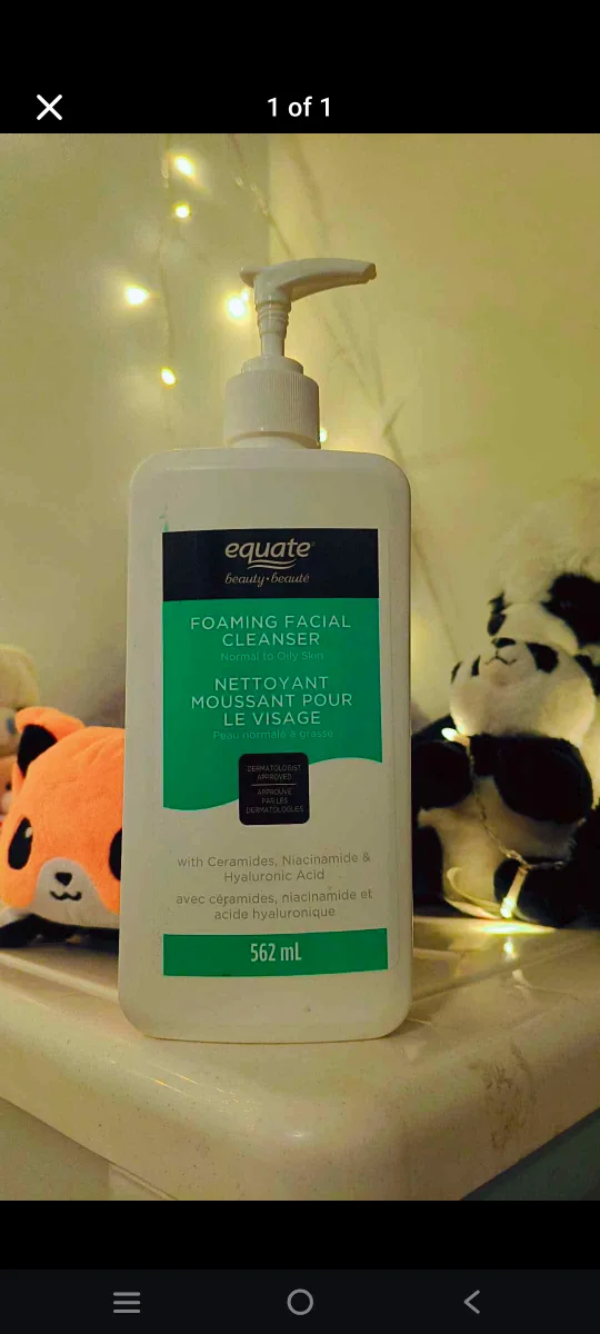 Equate Foaming Facial Cleanser 562ml