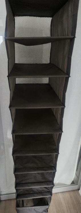 Hanging 8-Shelf Fabric Organiser