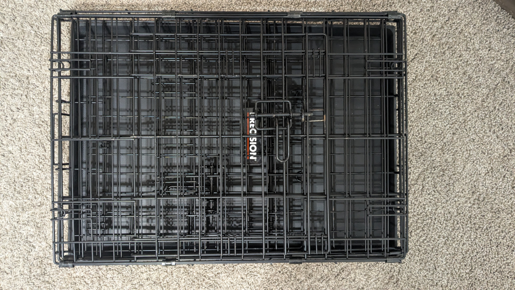 Black Metal Pet Crate - photo 3