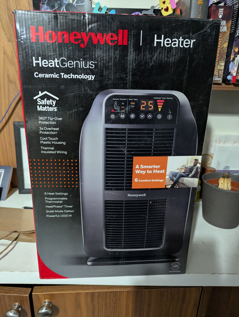 Honeywell HeatGenius Ceramic Heater - 1500W