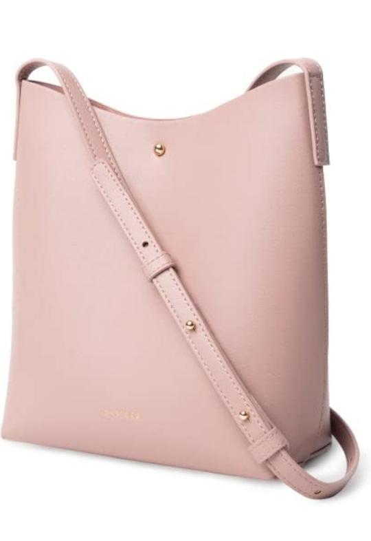 Samara blush pink crossbody bag