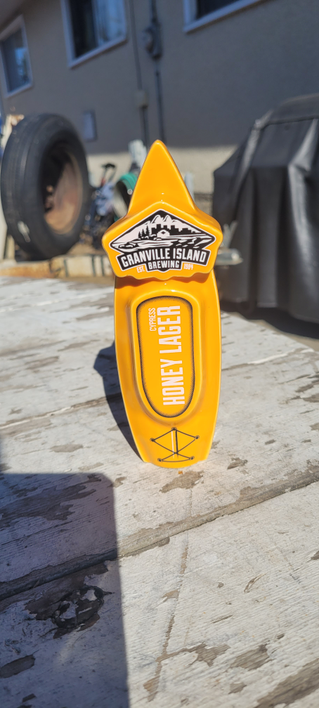 Granville Island Brewing Honey Lager Beer Tap Handle