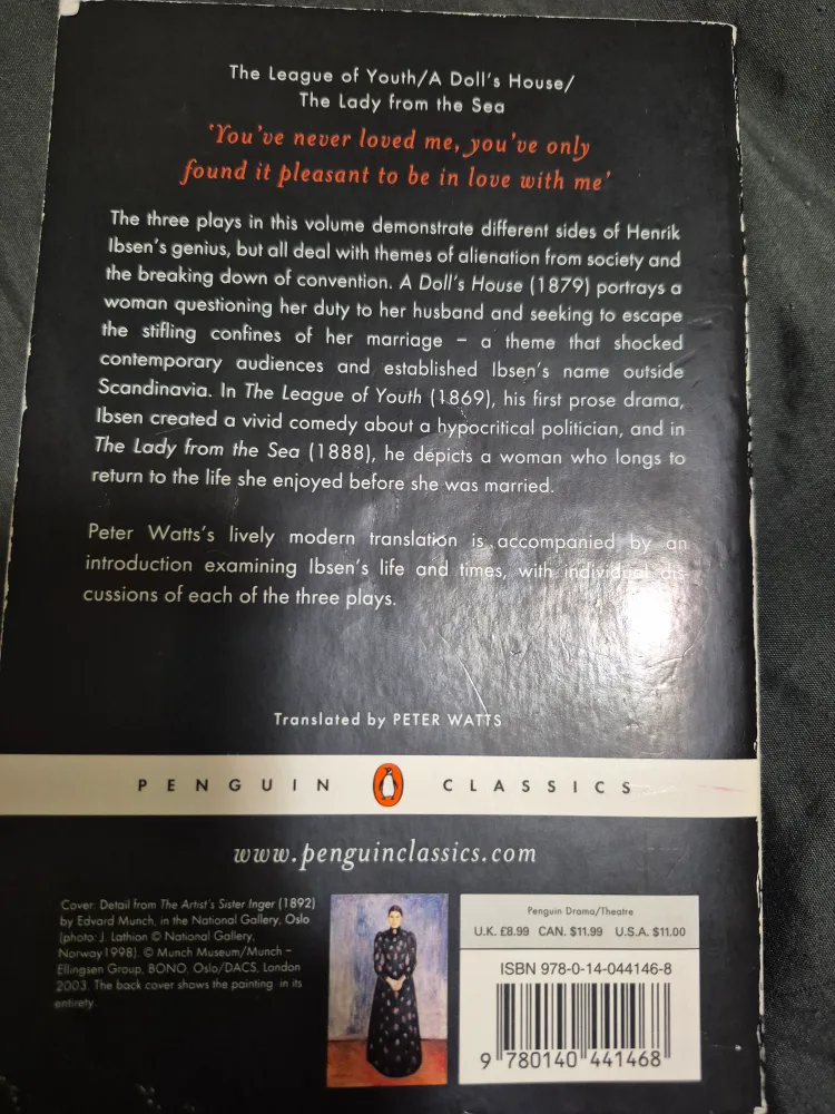 Henrik Ibsen's A Doll's House and Other Plays image indicator(2)