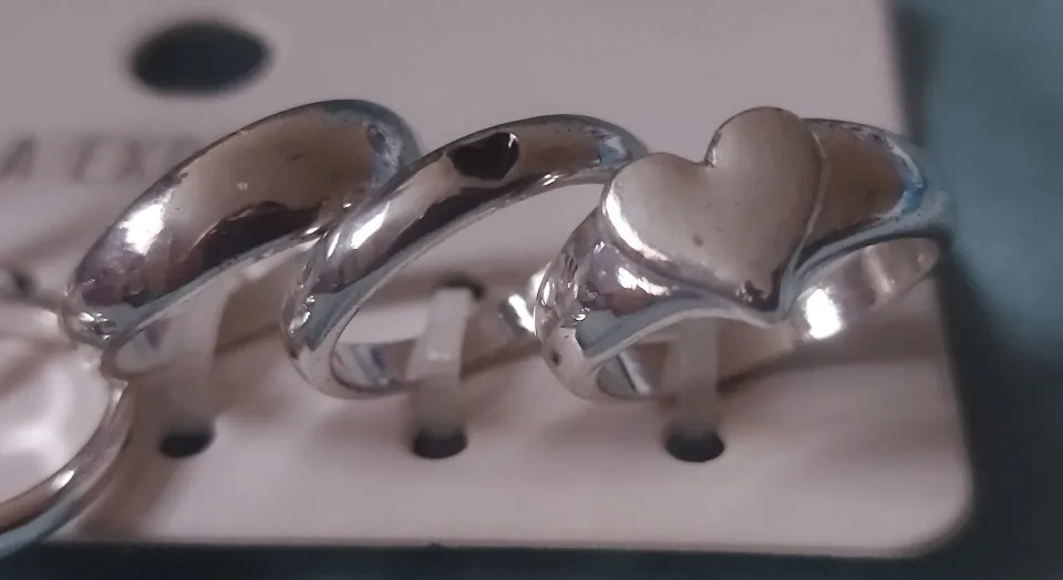 8 Silver Rings Set image indicator(4)