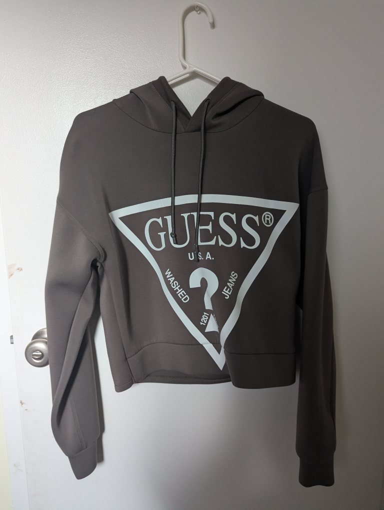 Guess cropped hoodie