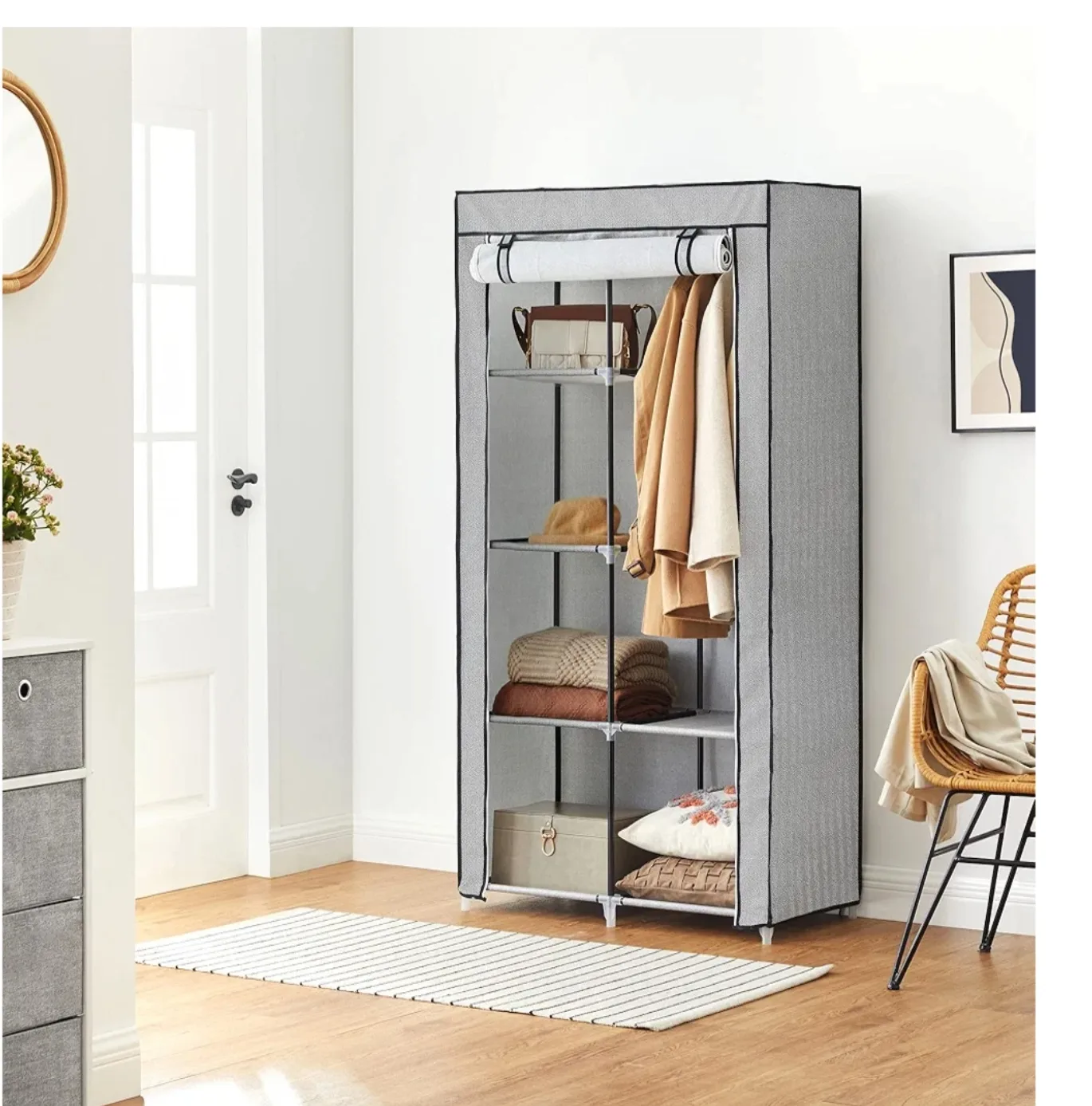 Portable Closet Wardrobe Storage Organizer image indicator(6)