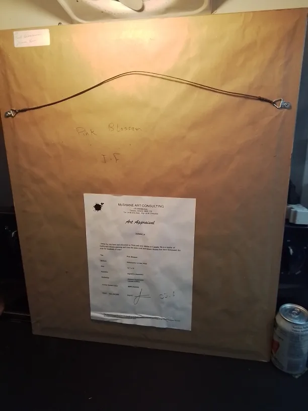 Chinese WC Signed James Lu '1998 w/ Appraisal image indicator(8)