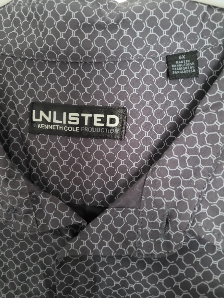 Men's Unlisted Short Sleeve Button-Down Shirt image indicator(2)