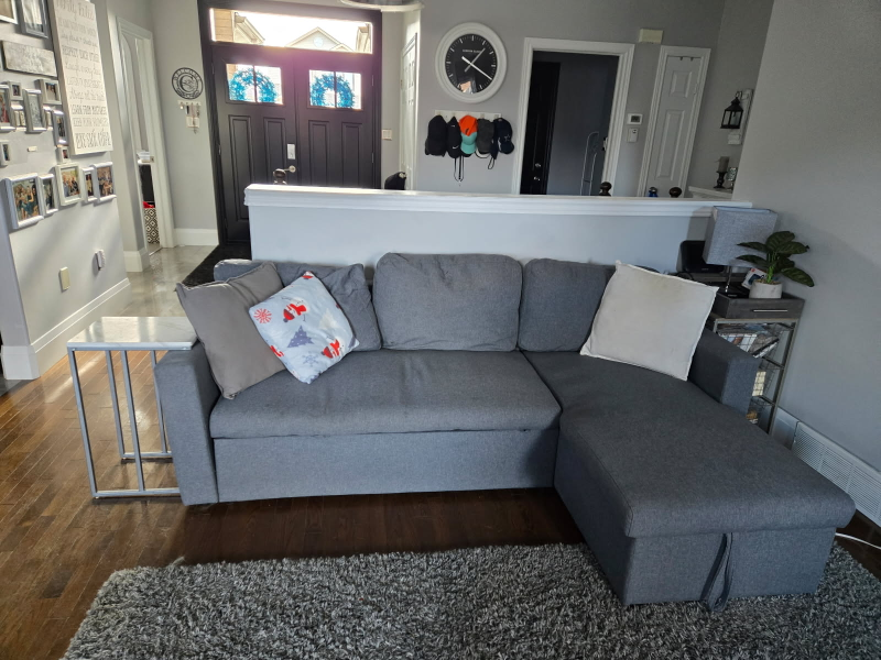 IKEA Friheten Corner Sectional Sofa - Grey