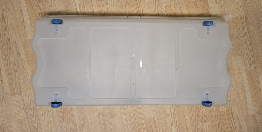 Rubbermaid under bed storage tote - photo 2