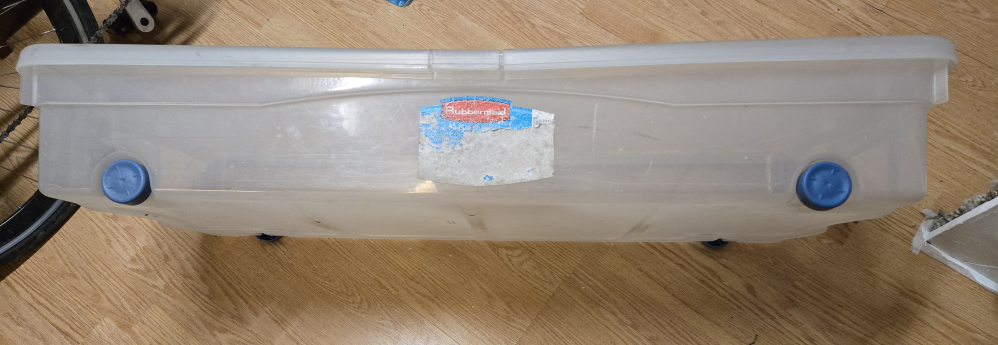 Rubbermaid under bed storage tote - photo 3