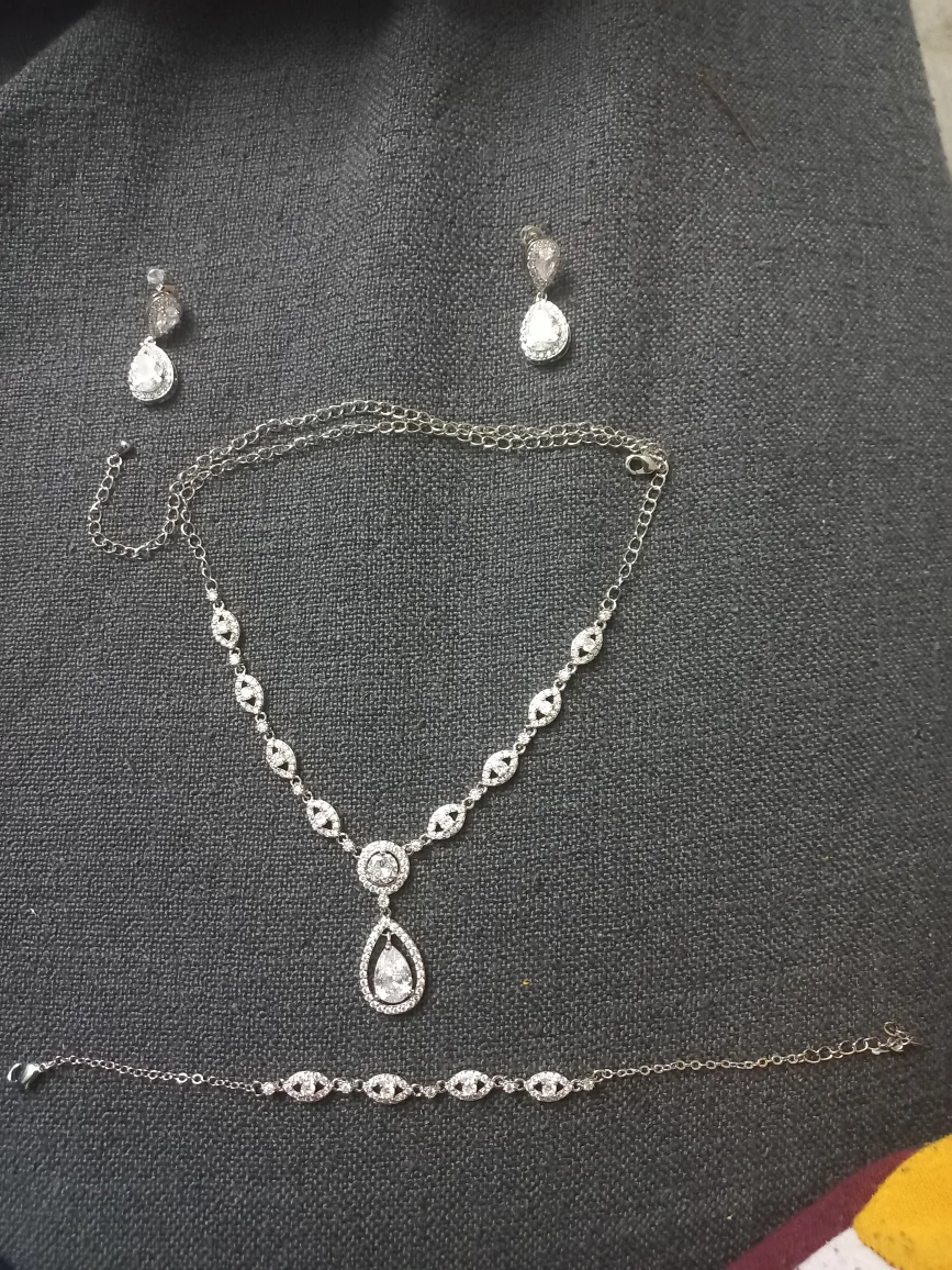 BriLove Rhinestone Bridal Jewelry Set image indicator(5)