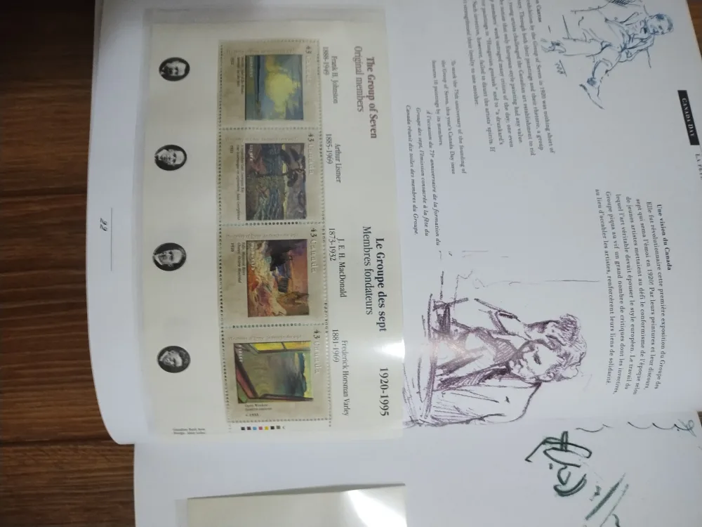 Canada 1995 Stamp Collection Album image indicator(7)