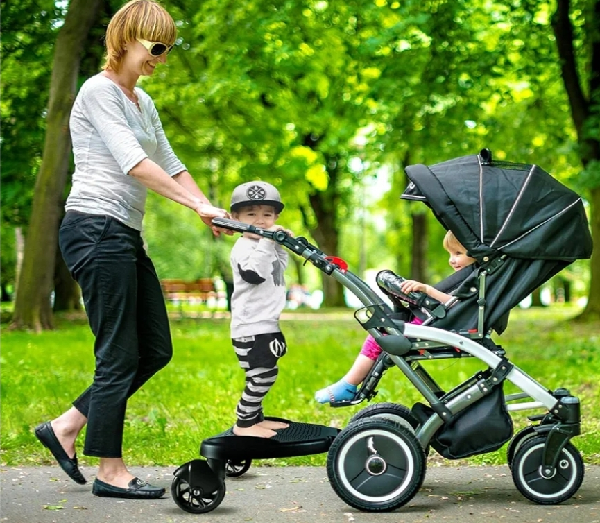 NEW Stroller Board for Toddlers - Attaches to most strollers - photo 2