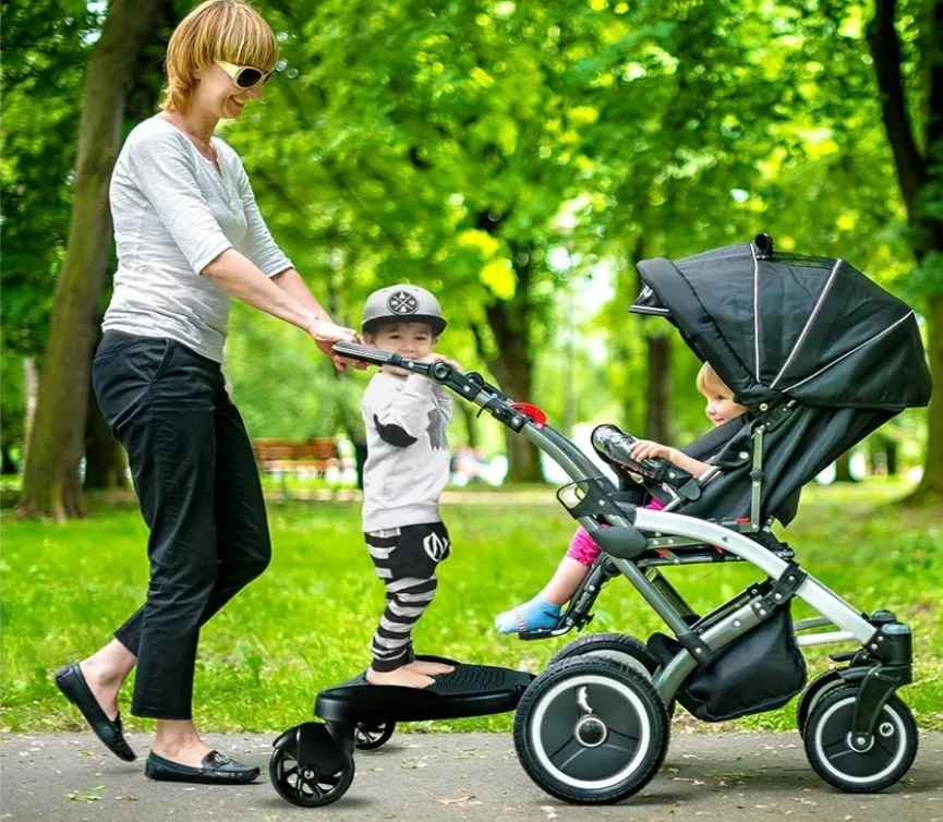 NEW Stroller Board for Toddlers - Attaches to most strollers image indicator(2)