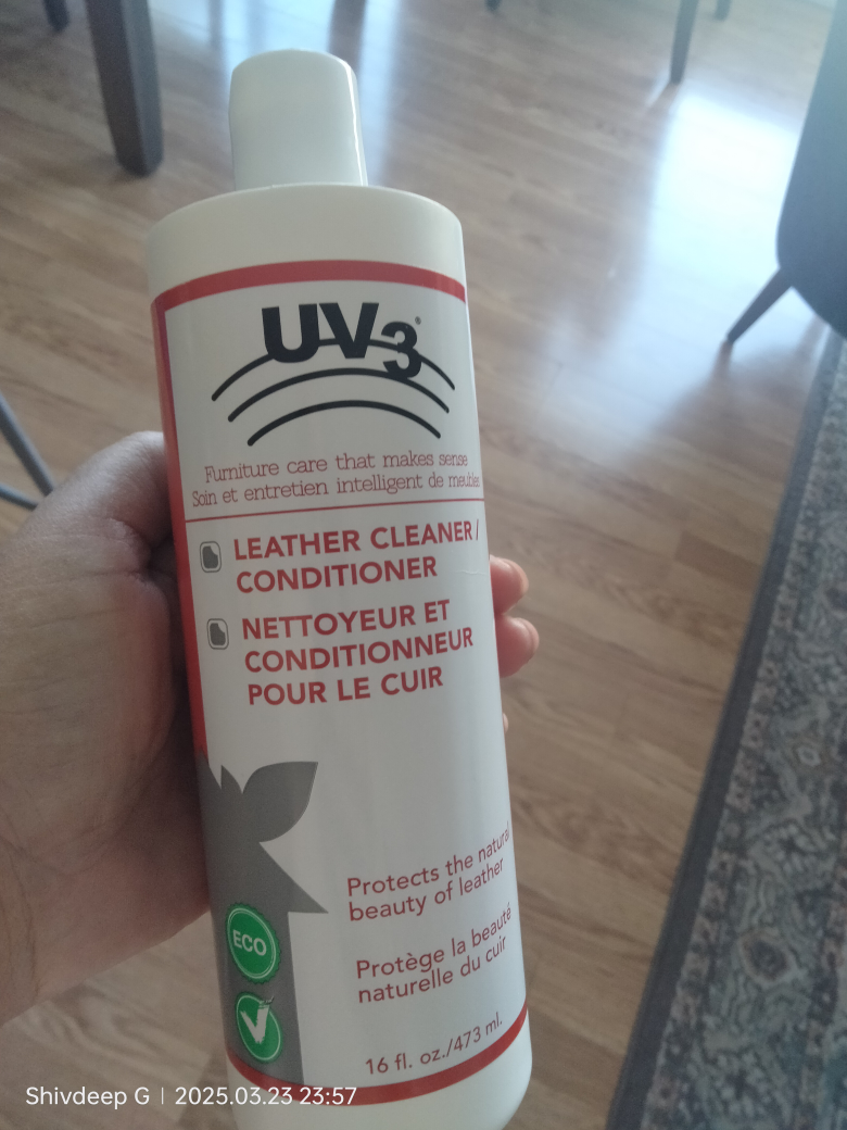 UV3 Leather Cleaner and Conditioner