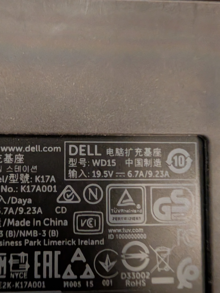 Dell WD15 Docking Station with Power Adapter - photo 3