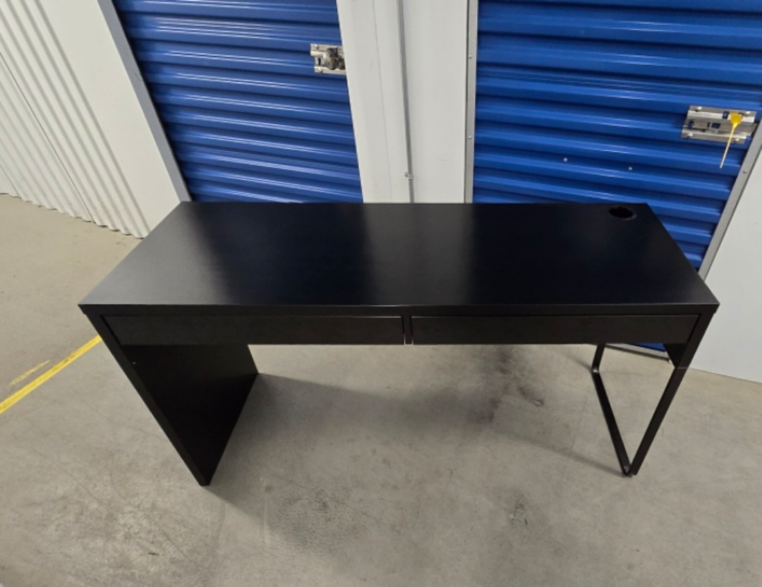 Black Desk with Two Drawers - photo 4