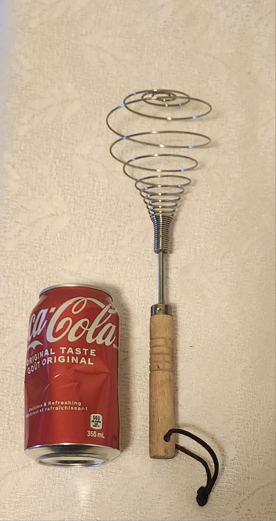 Spiral Whisk with Wooden Handle