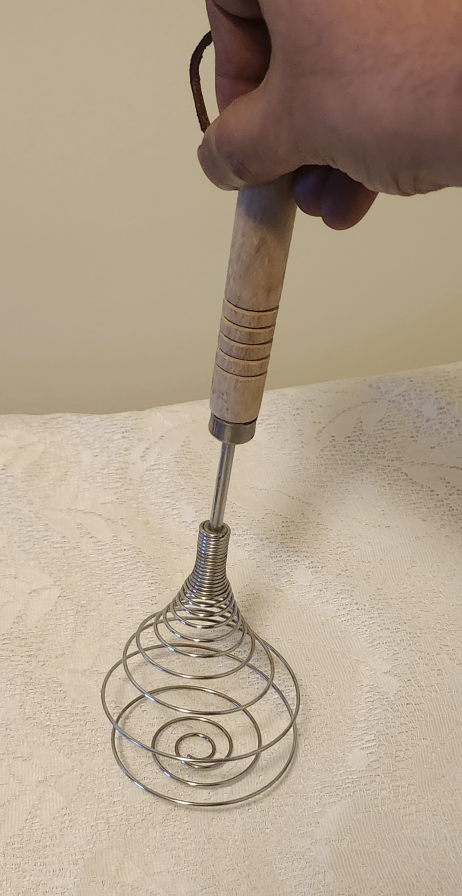 Spiral Whisk with Wooden Handle - photo 2