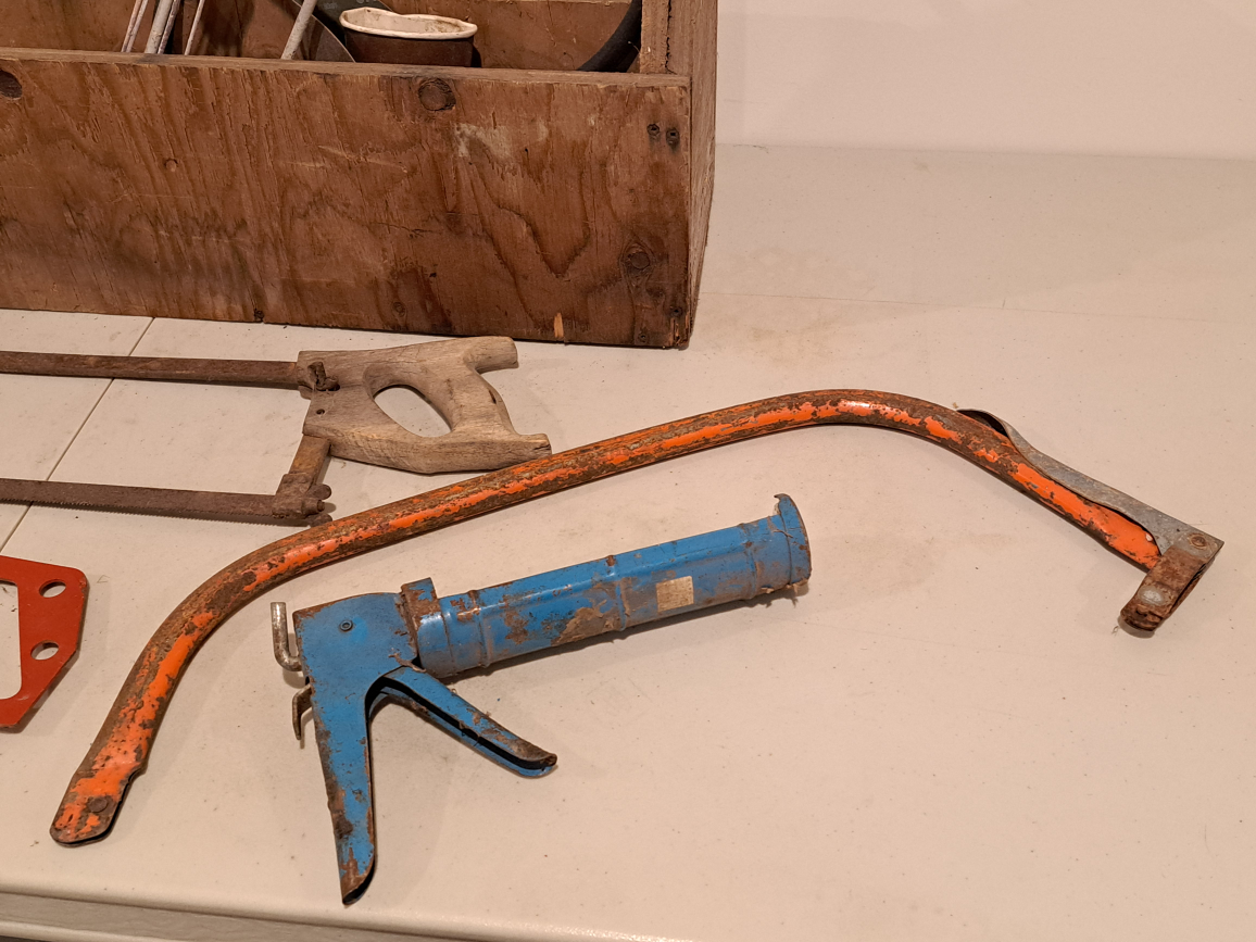 Vintage wooden tool box - photo 4