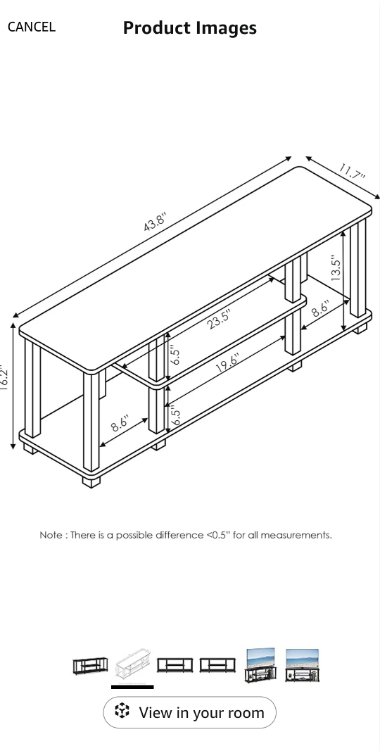 TV Stand Table For Media or Console (FURINNO) - photo 4