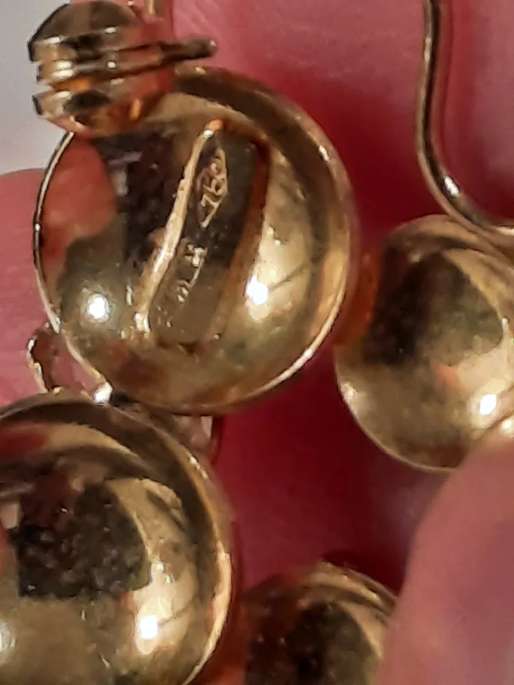 Gold Mouse BROOCH with Clear Stones18karat solid gold image indicator(6)