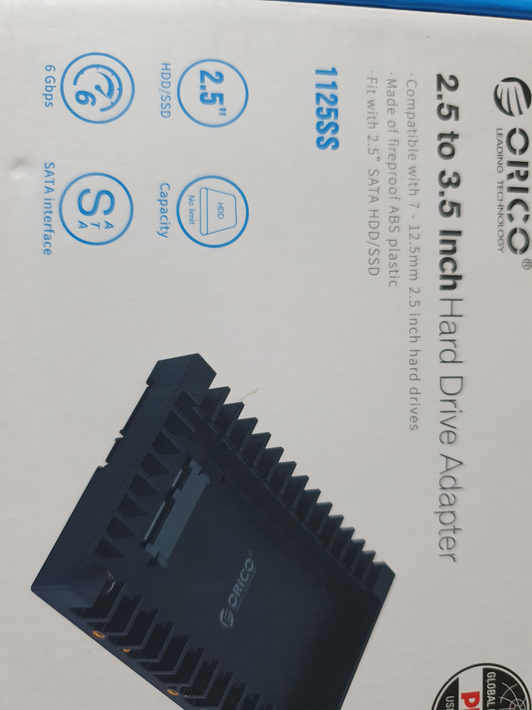 ORICO 1125SS 2.5" to 3.5" HDD/SSD Mounting Bracket - photo 3