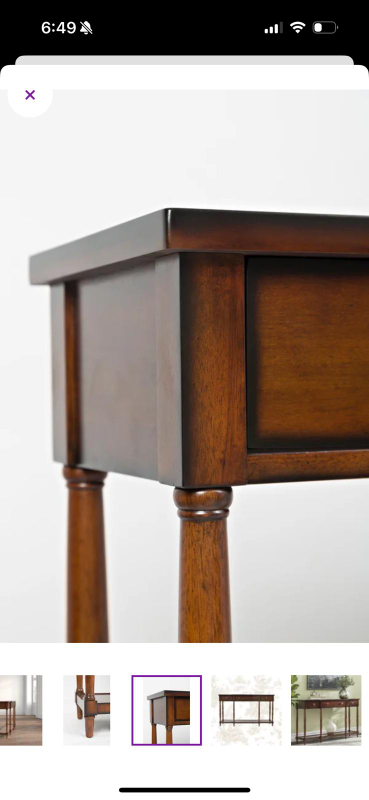 Brand new, still in the box Console Table! - photo 4