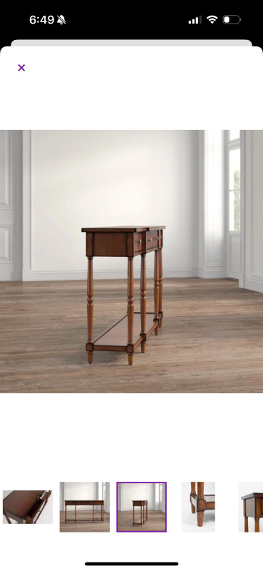 Brand new, still in the box Console Table! - photo 5