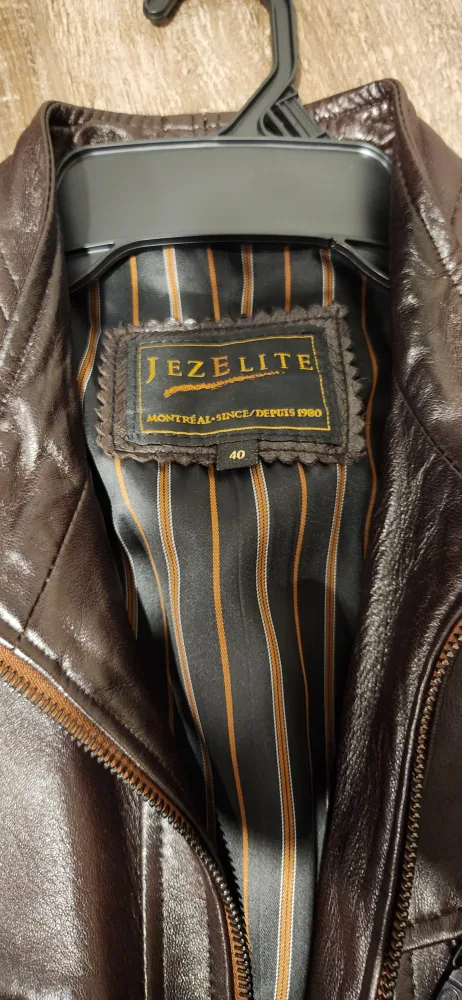 Men's Jezelite Leather Jacket - Size 40 image indicator(2)