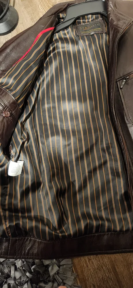 Men's Jezelite Leather Jacket - Size 40 image indicator(3)